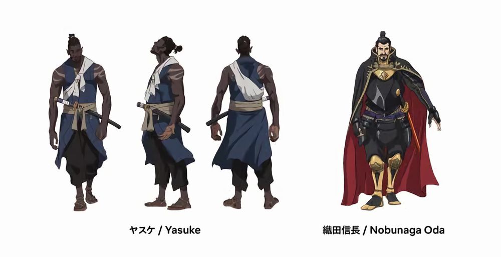 Yasuke Character Designs